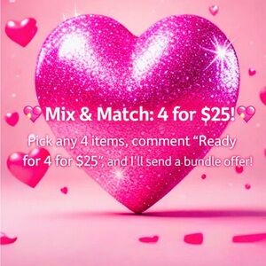💖 Mix & Match: 4 for $25! 💖